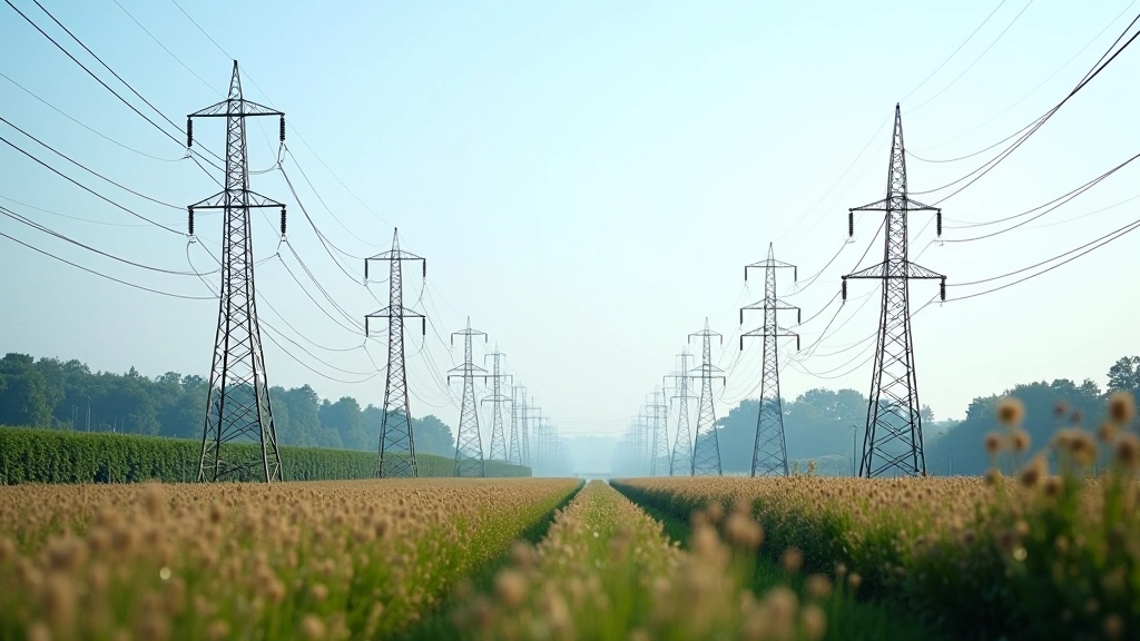 Stromnetz Infrastruktur und Leitungen