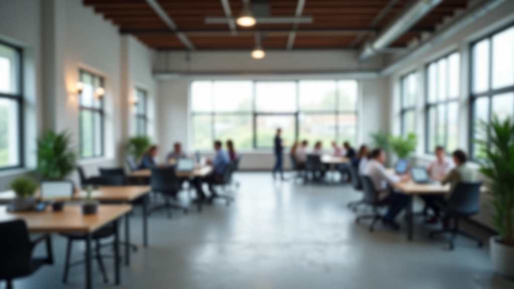 Innovatives Technologiezentrum in ehemaliger Kohleregion mit Startups und modernen Laboren